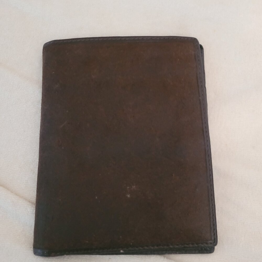 Brown Suede Wallet